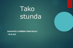 Tako stunda