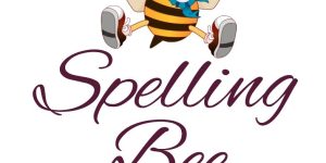 "Spelling Bee" angļu valodas burtošanas konkursa plakāts