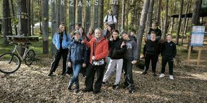 7. klases skolēni parkā "Tarzāns"
