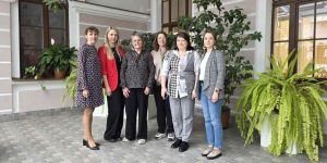 Mūsu skolas administrācija ar Portogales viesiem