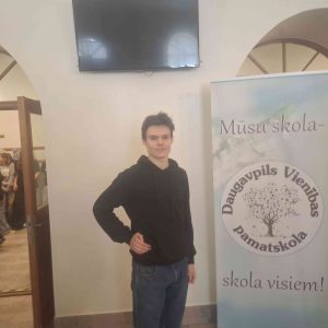 9.a klases izglītojamais Jānis Strazdiņš