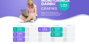 lapas priekšskatījums Monitoringa darbu grafiks